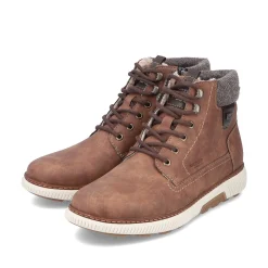 Rieker Boots-Men'S Corded Boots Coffee Brown