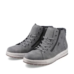 Rieker Boots-Men'S Corded Boots Moon Grey