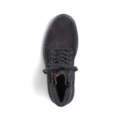 Rieker Boots-Men'S Corded Boots Deep Black
