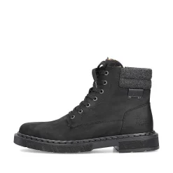 Rieker Boots-Men'S Corded Boots Deep Black