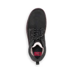 Rieker Boots-Men'S Corded Boots Graphite Black