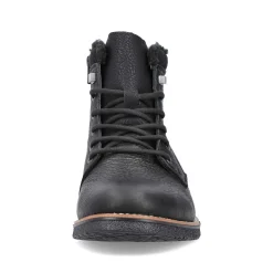 Rieker Boots-Men'S Corded Boots Graphite Black