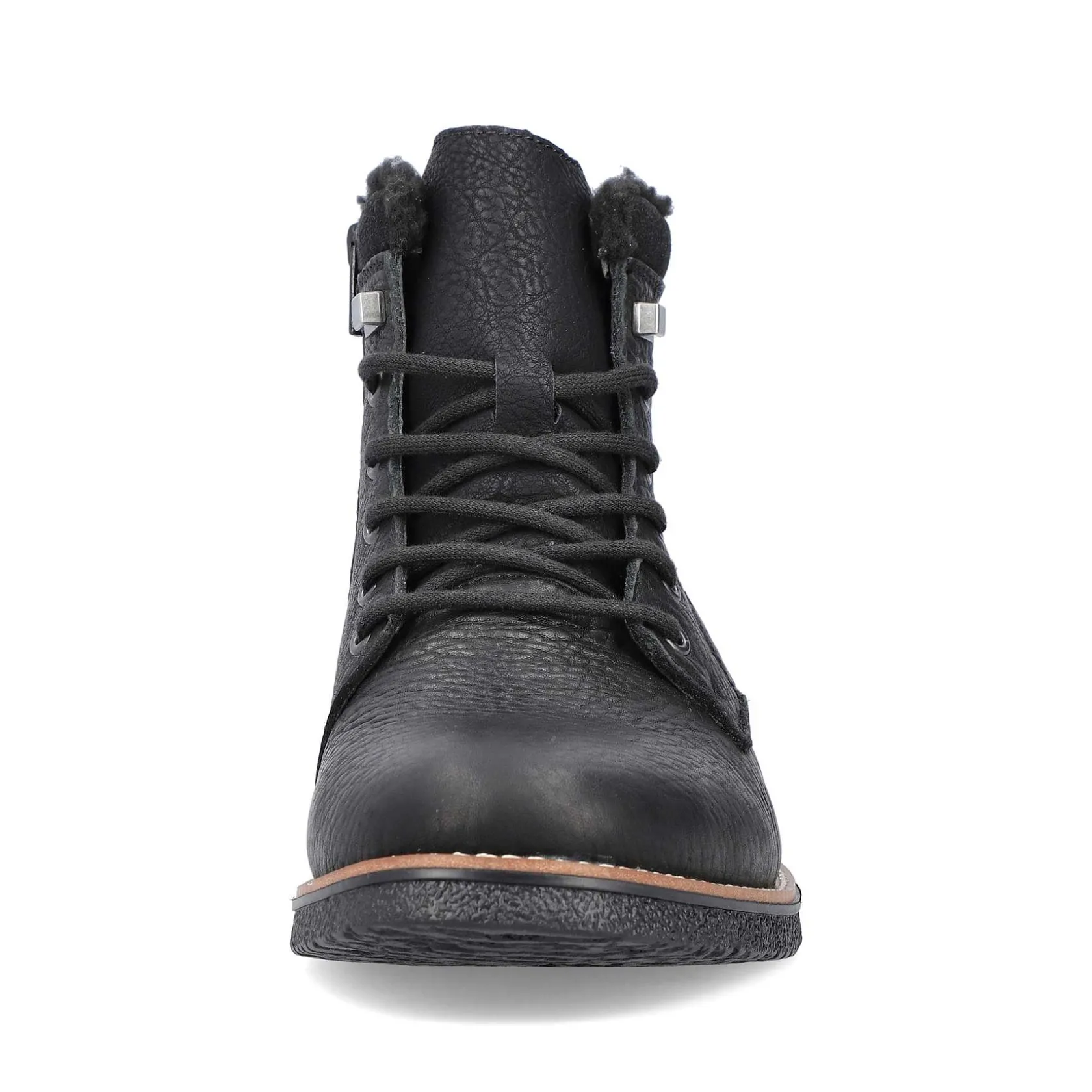 Rieker Boots-Men'S Corded Boots Graphite Black