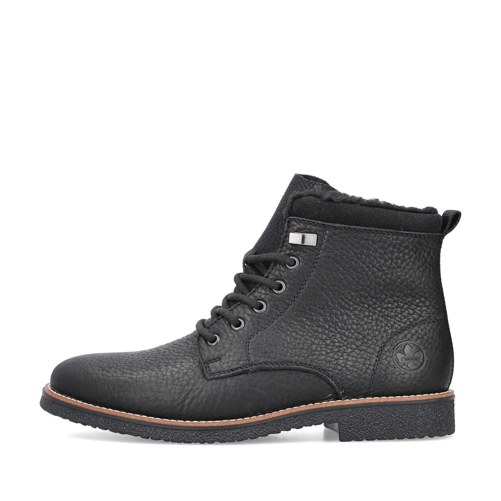 Rieker Boots-Men'S Corded Boots Graphite Black