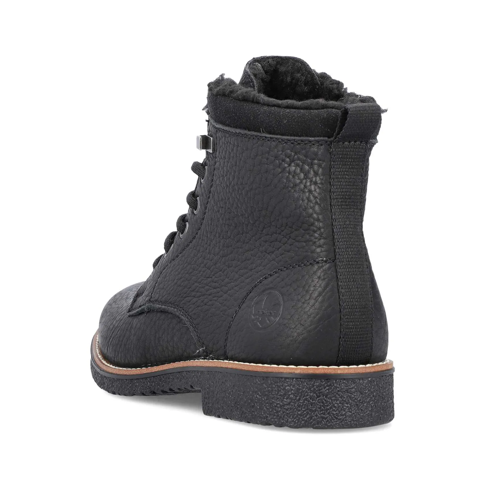 Rieker Boots-Men'S Corded Boots Graphite Black
