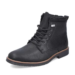 Rieker Boots-Men'S Corded Boots Graphite Black