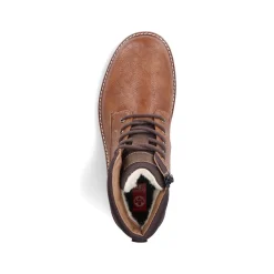 Rieker Boots-Men'S Corded Boots Nougat Brown