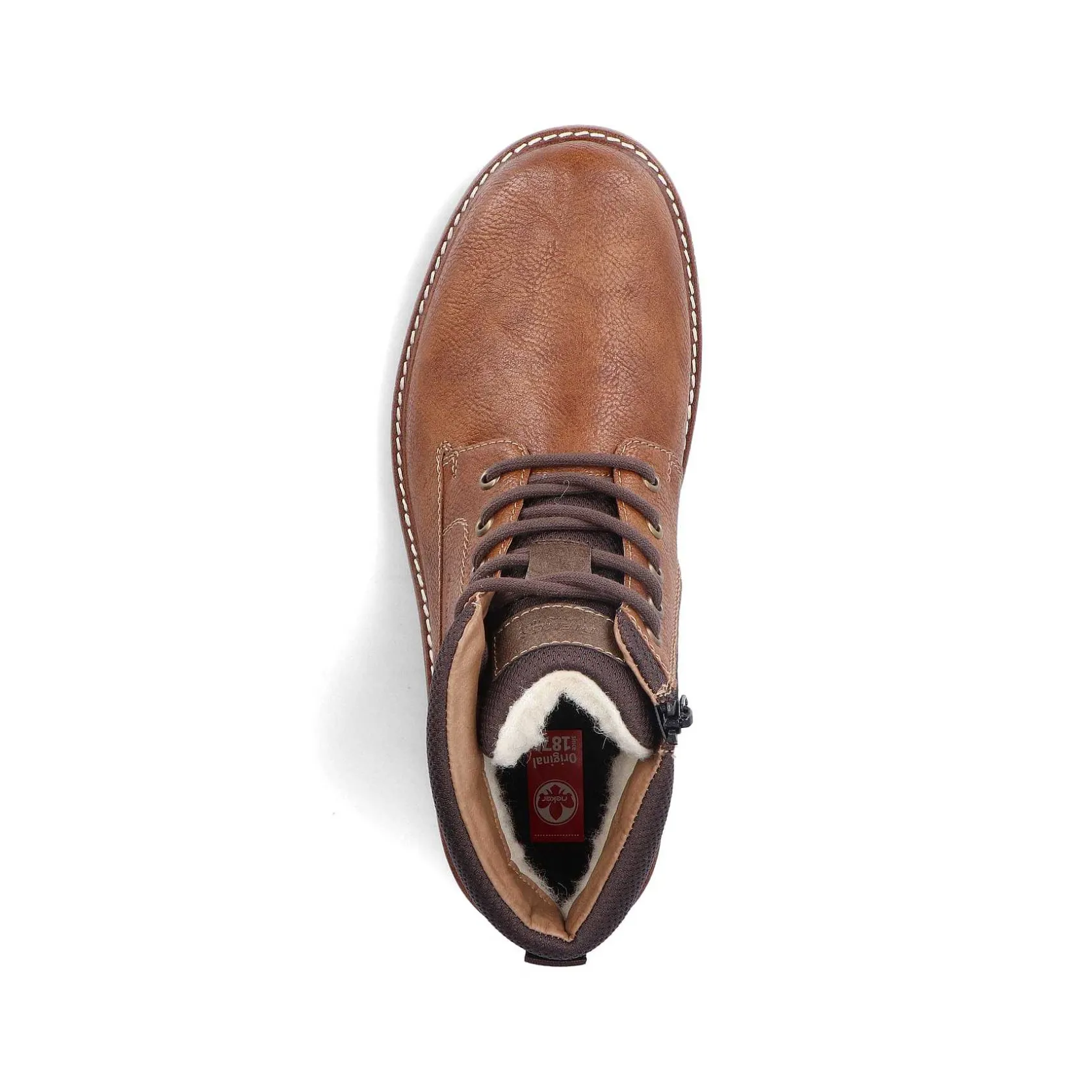 Rieker Boots-Men'S Corded Boots Nougat Brown