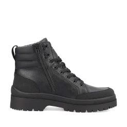 Rieker Boots-Men'S Corded Boots Deep Black