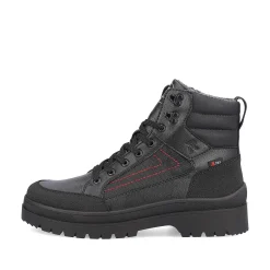 Rieker Boots-Men'S Corded Boots Deep Black