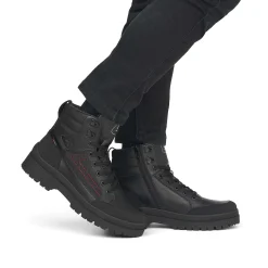 Rieker Boots-Men'S Corded Boots Deep Black