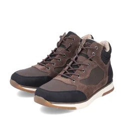Rieker Boots-Men'S Corded Boots, Nut Brown