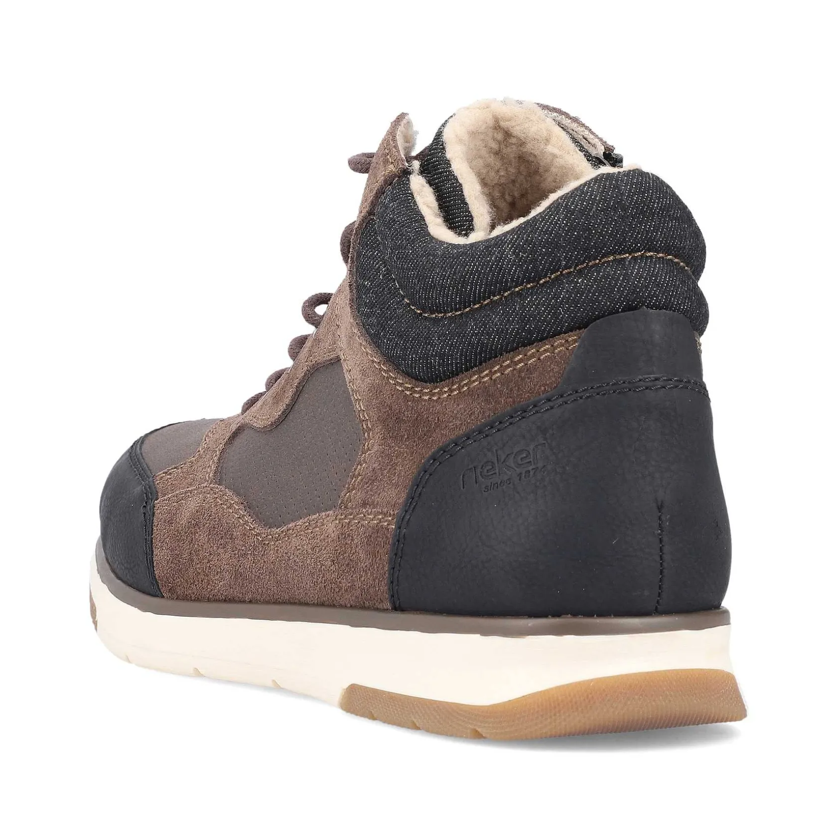 Rieker Boots-Men'S Corded Boots, Nut Brown