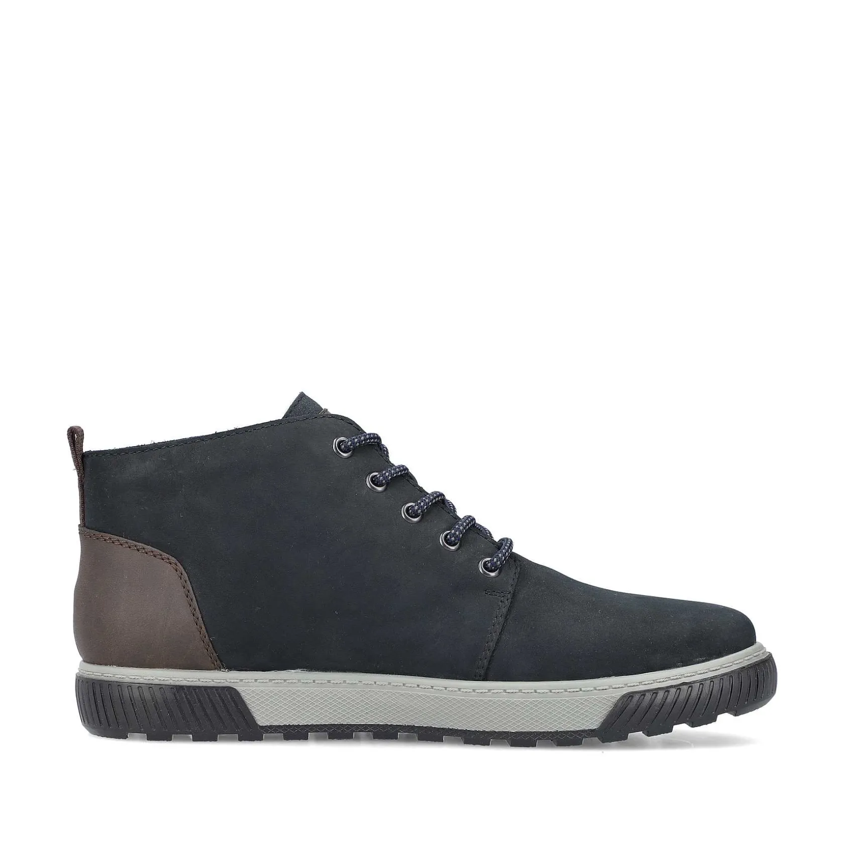 Rieker Boots-Men'S Corded Boots Dark Blue-Gray
