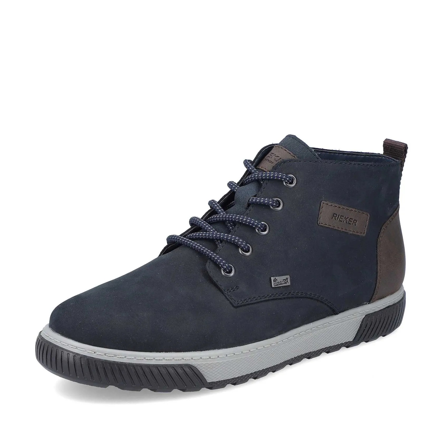 Rieker Boots-Men'S Corded Boots Dark Blue-Gray