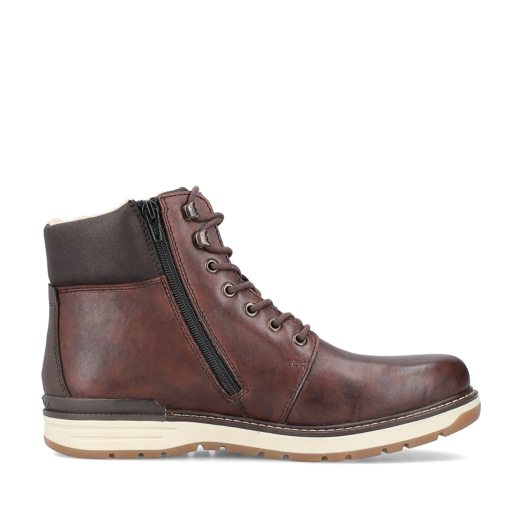 Rieker Boots-Men'S Corded Boots, Nut Brown