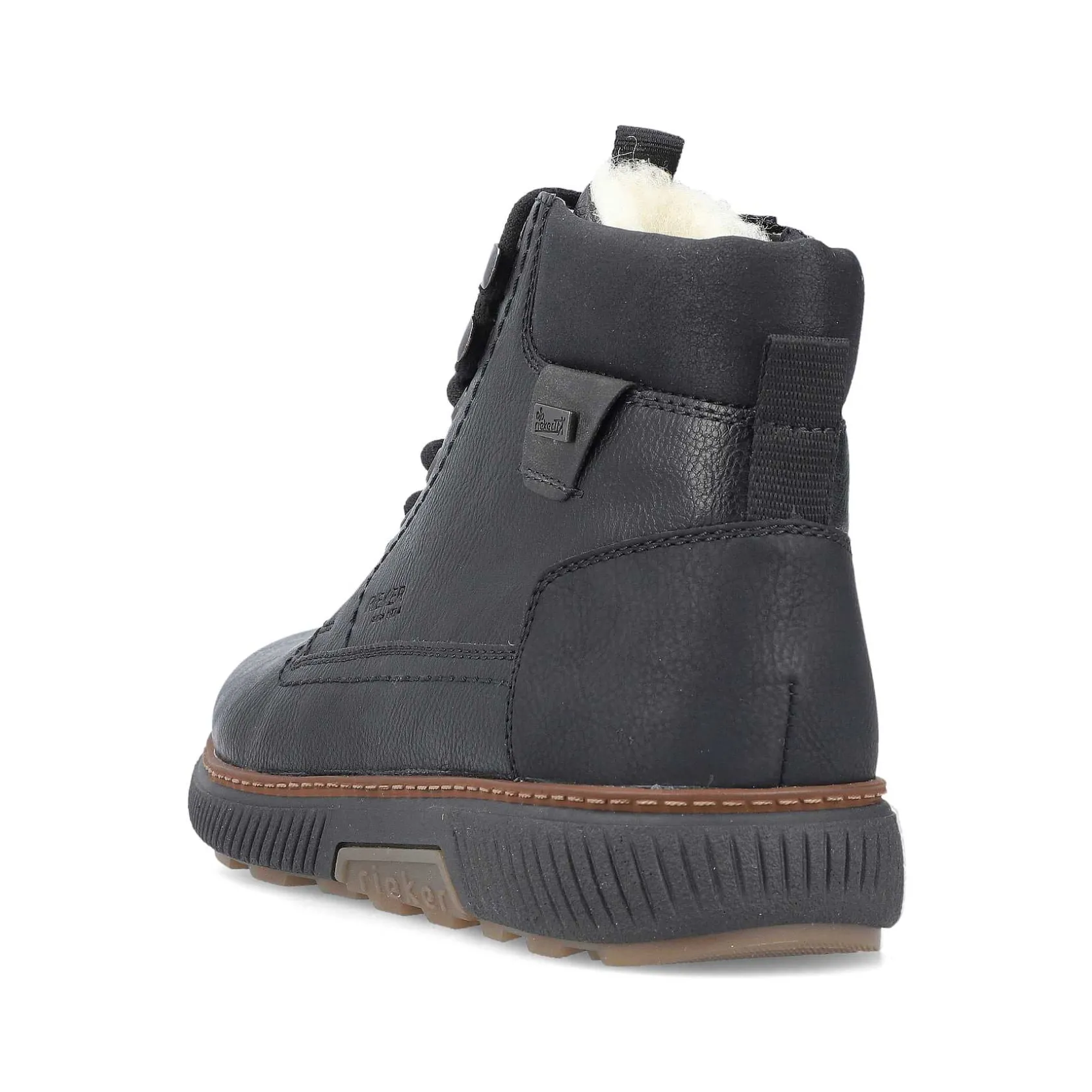 Rieker Boots-Men'S Corded Boots Night Black