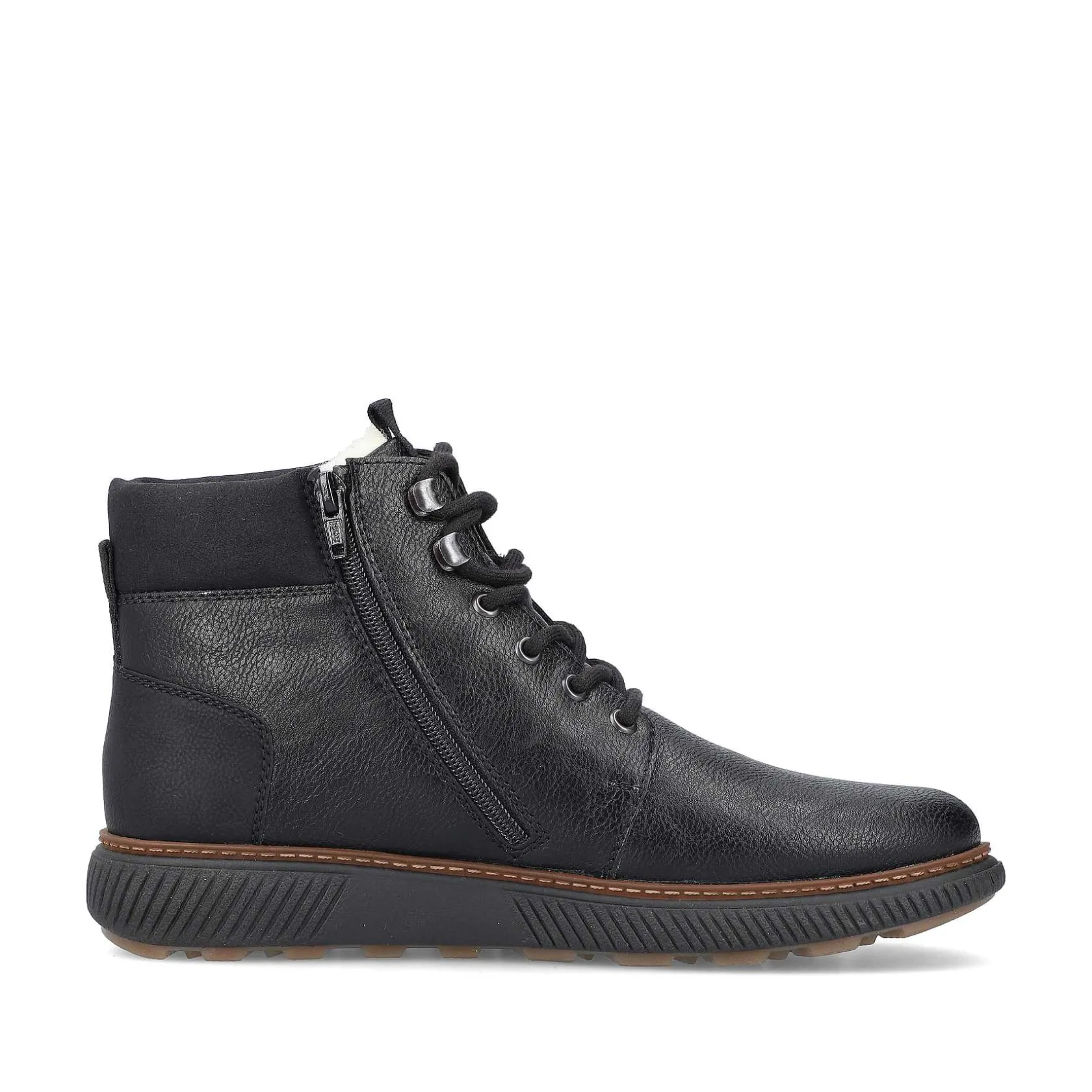Rieker Boots-Men'S Corded Boots Night Black