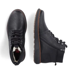 Rieker Boots-Men'S Corded Boots Night Black