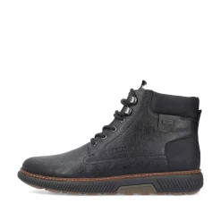 Rieker Boots-Men'S Corded Boots Night Black