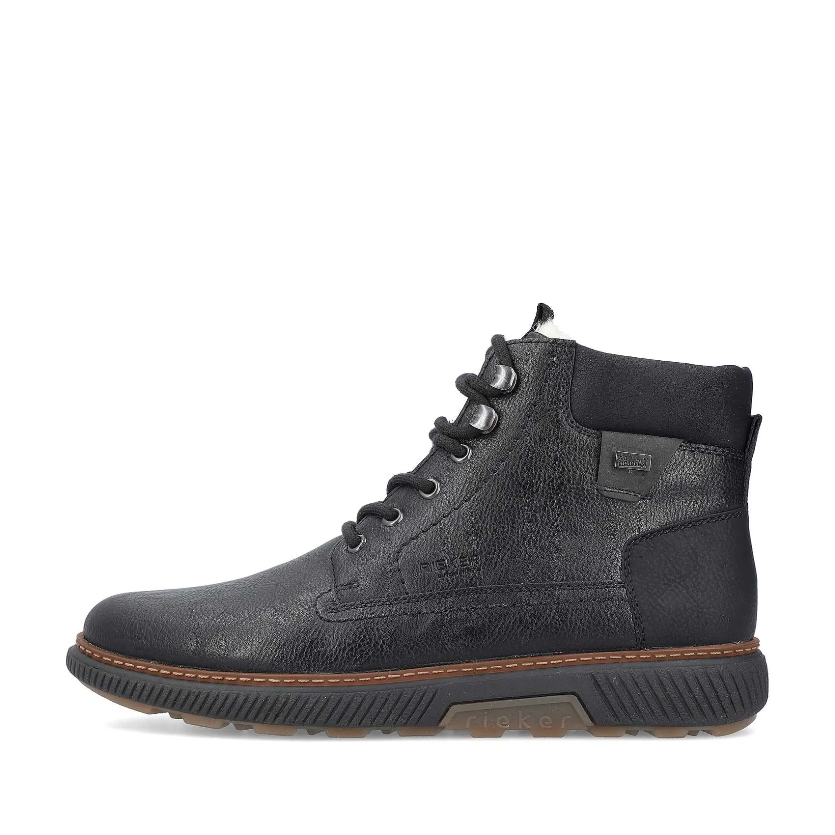 Rieker Boots-Men'S Corded Boots Night Black