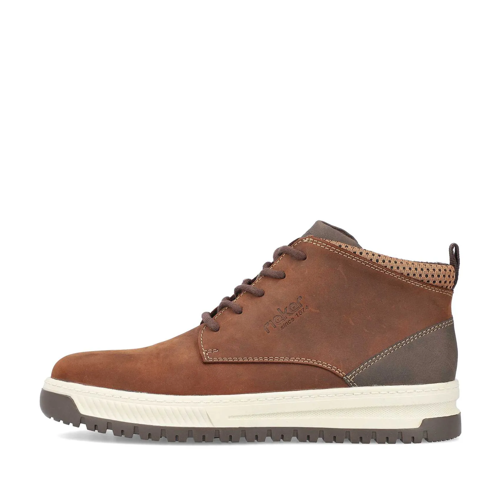 Rieker Boots-Men'S Corded Boots Mocha Brown
