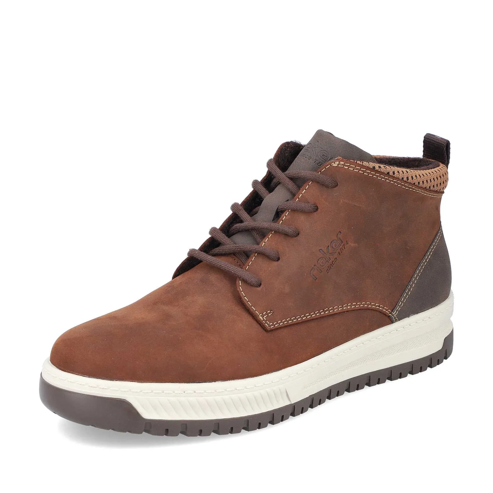 Rieker Boots-Men'S Corded Boots Mocha Brown