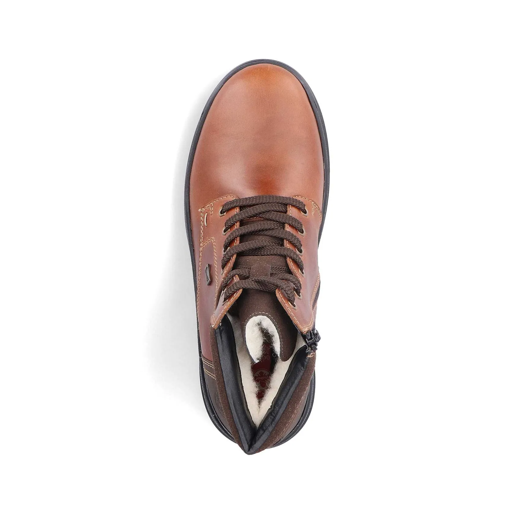 Rieker Boots-Men'S Corded Boots Chestnut Brown