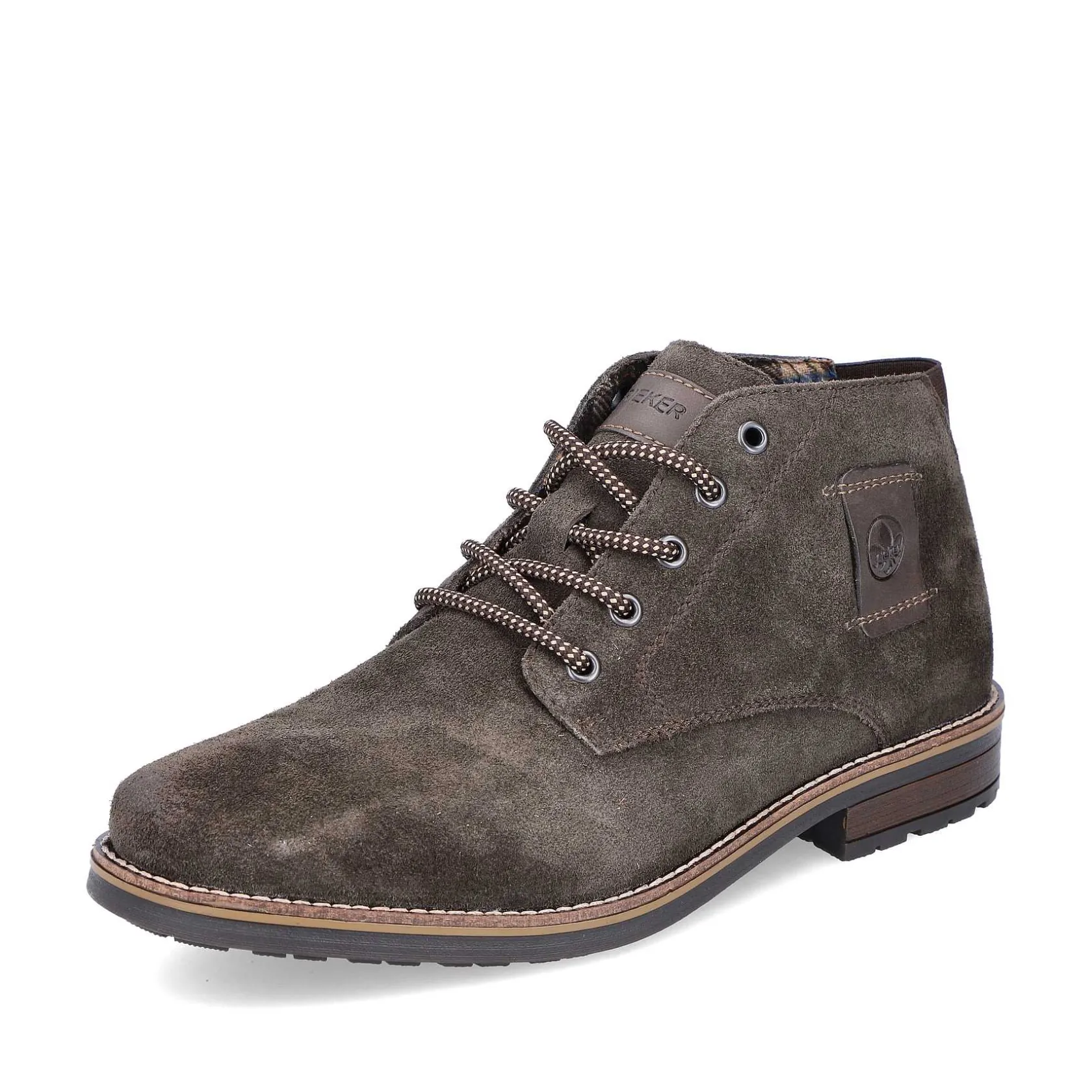 Rieker Boots-Men'S Corded Boots, Nut Brown