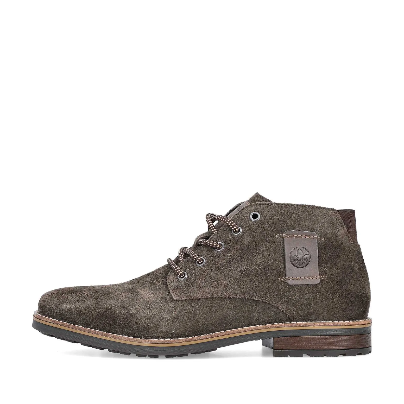 Rieker Boots-Men'S Corded Boots, Nut Brown