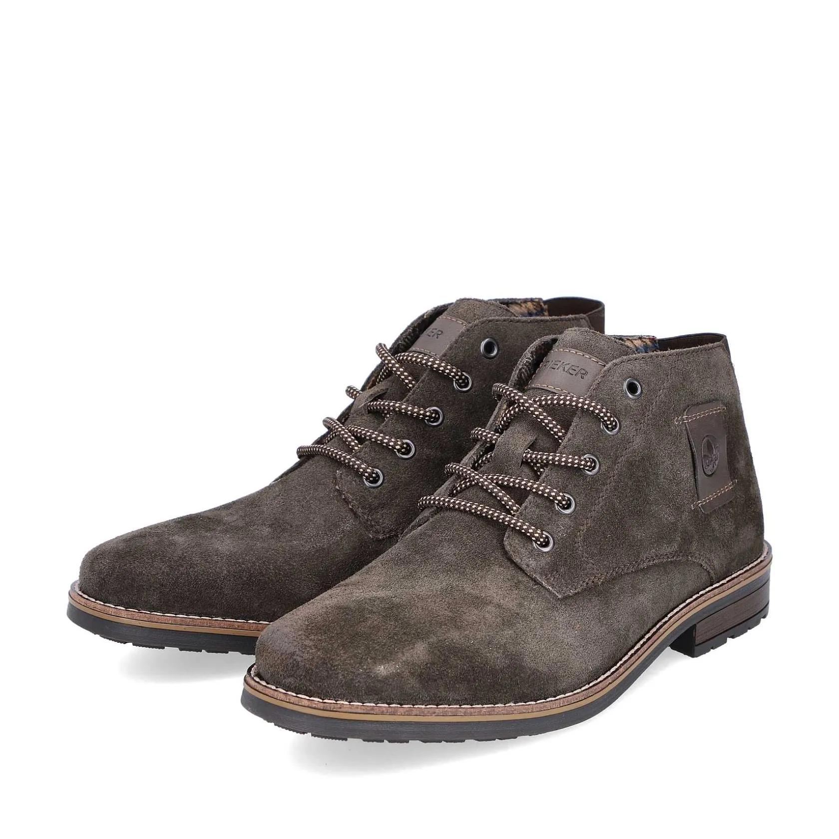 Rieker Boots-Men'S Corded Boots, Nut Brown