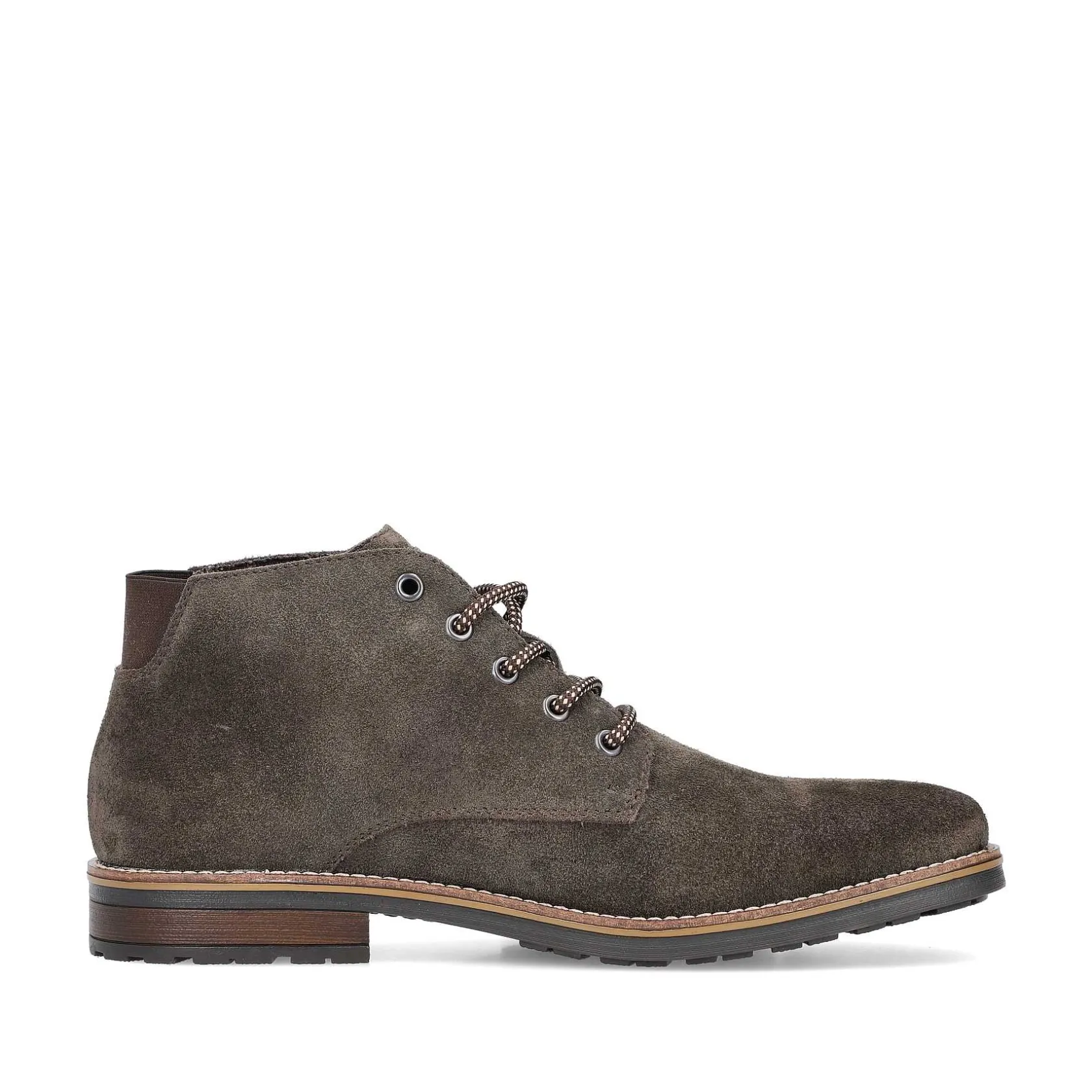Rieker Boots-Men'S Corded Boots, Nut Brown