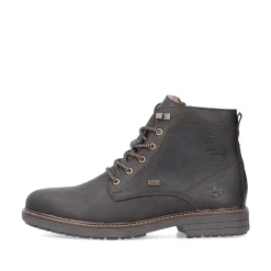Rieker Boots-Men'S Corded Boots Coffee Brown