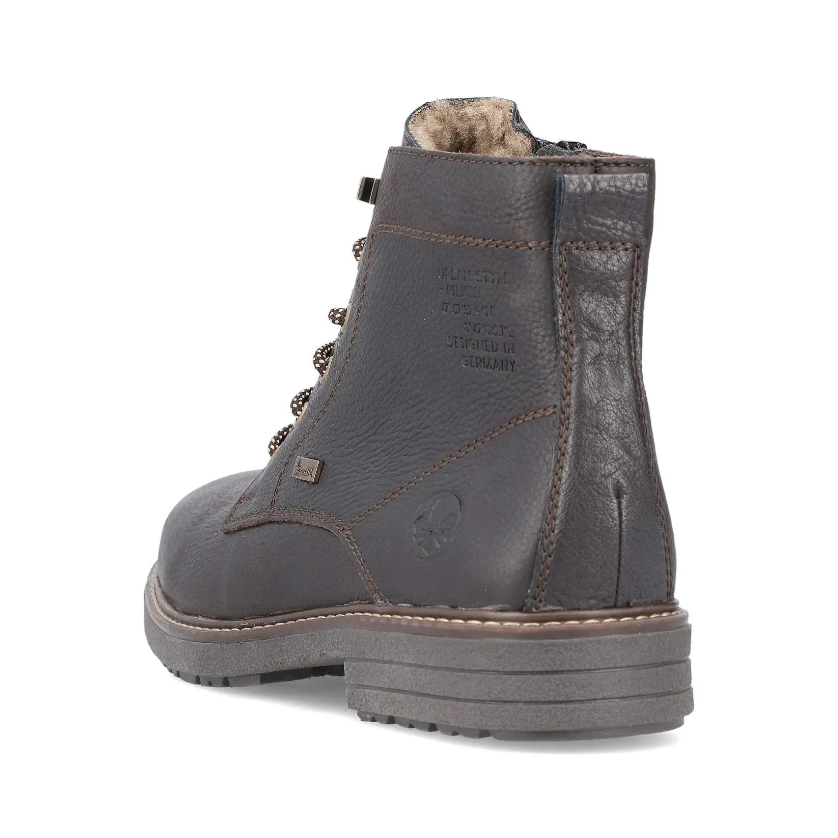 Rieker Boots-Men'S Corded Boots Coffee Brown
