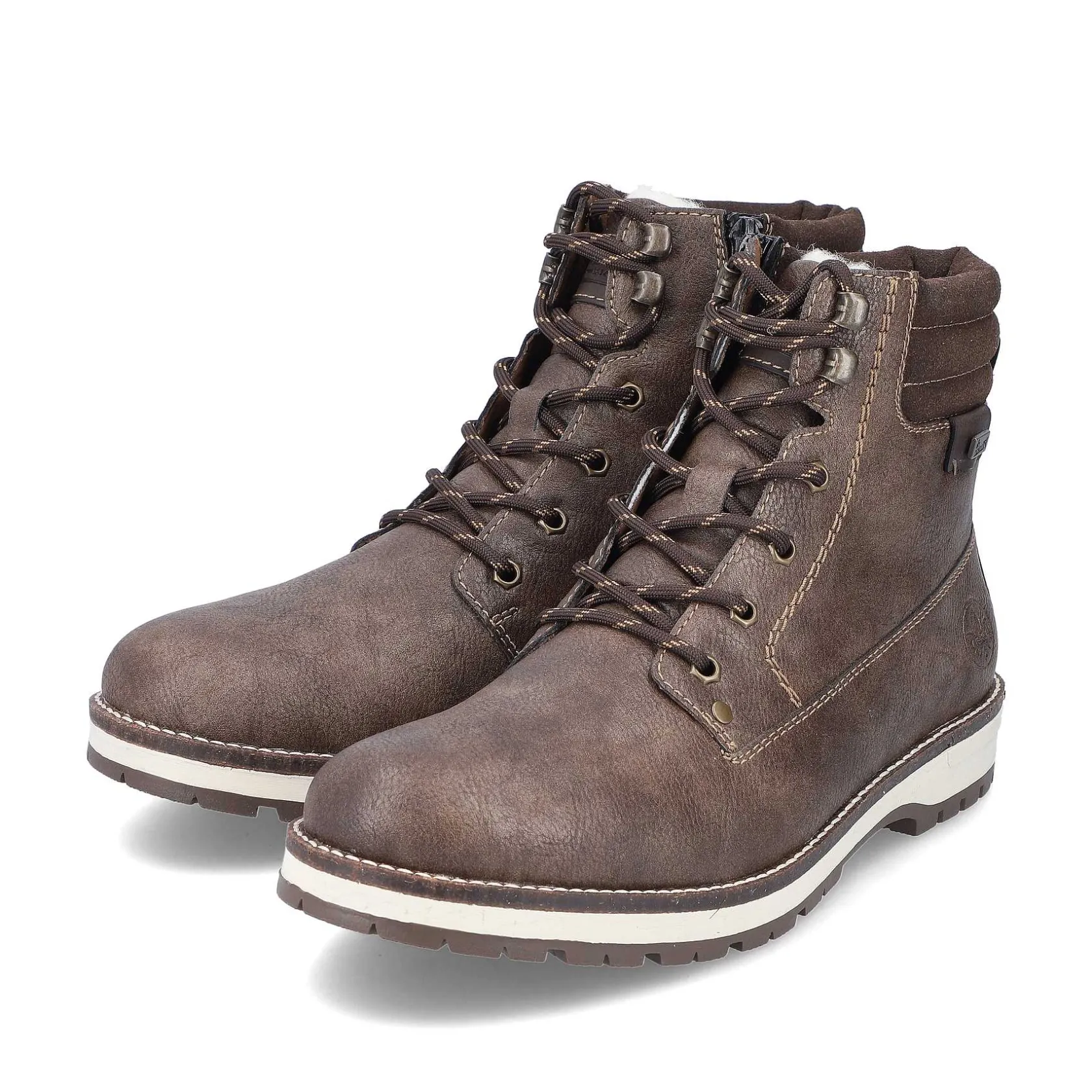 Rieker Boots-Men'S Corded Boots Tobacco Brown
