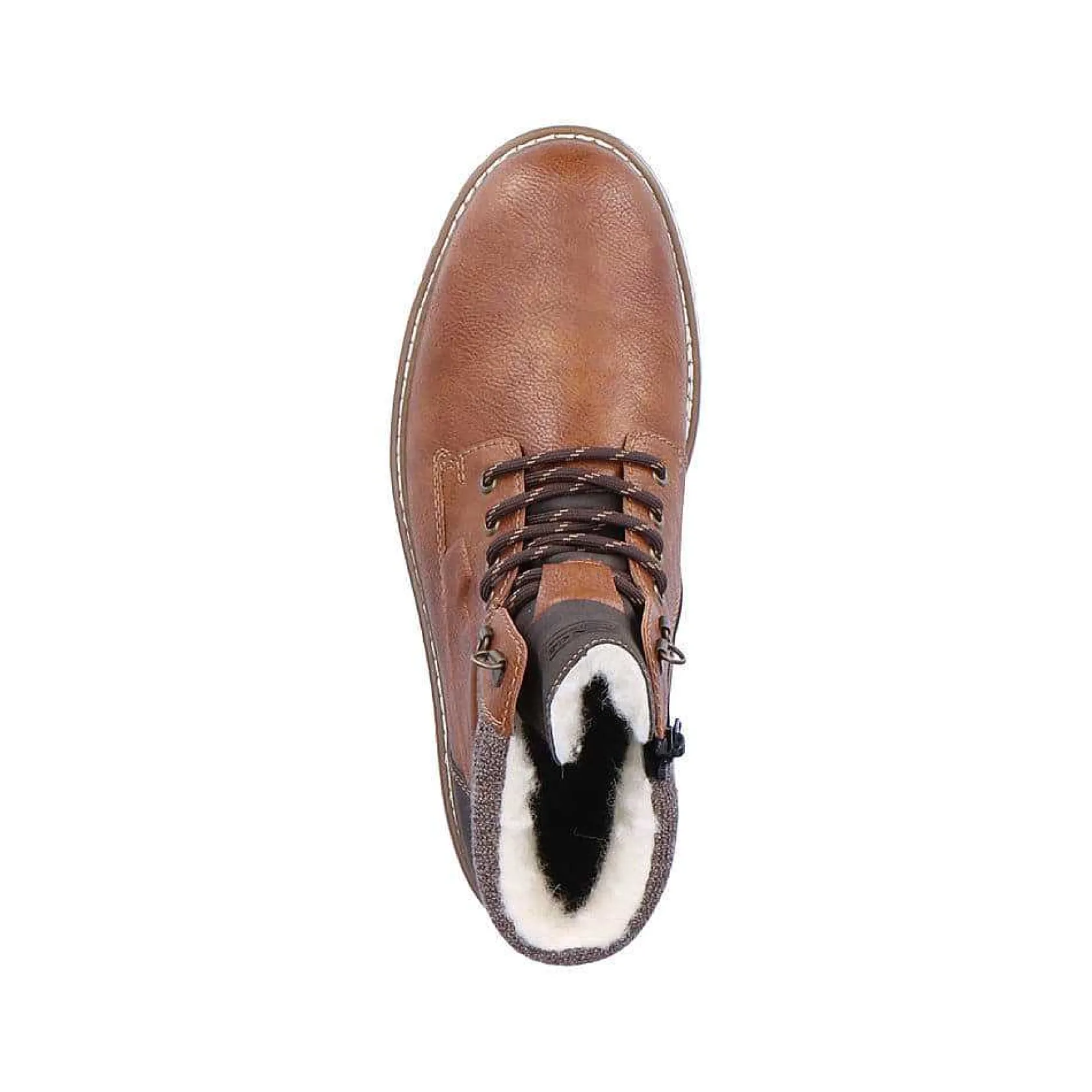 Rieker Boots-Men'S Corded Boots Chestnut Brown