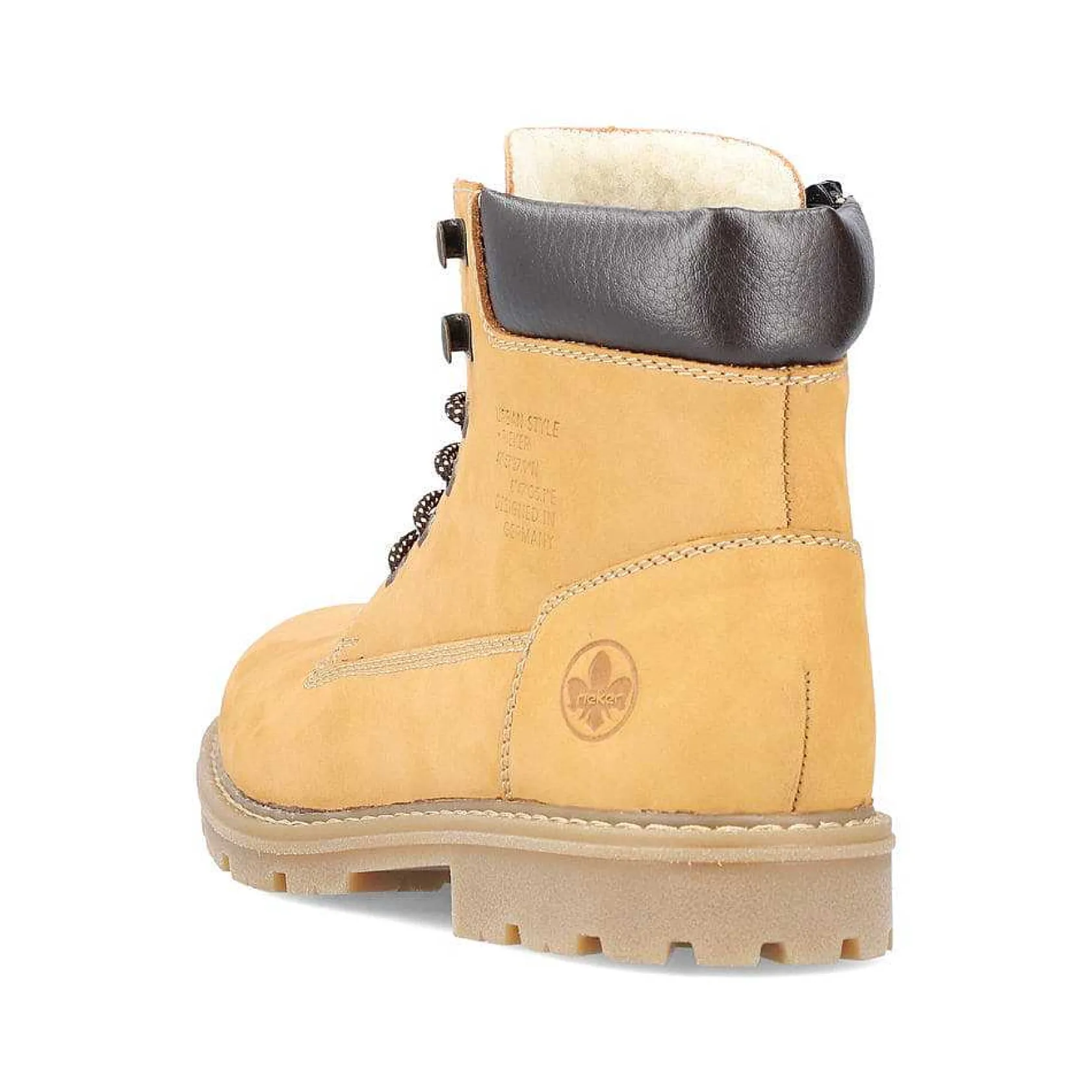 Rieker Boots-Men'S Corded Boots Golden Yellow
