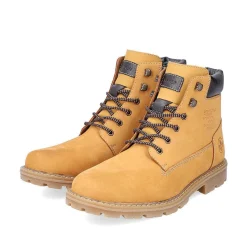 Rieker Boots-Men'S Corded Boots Golden Yellow
