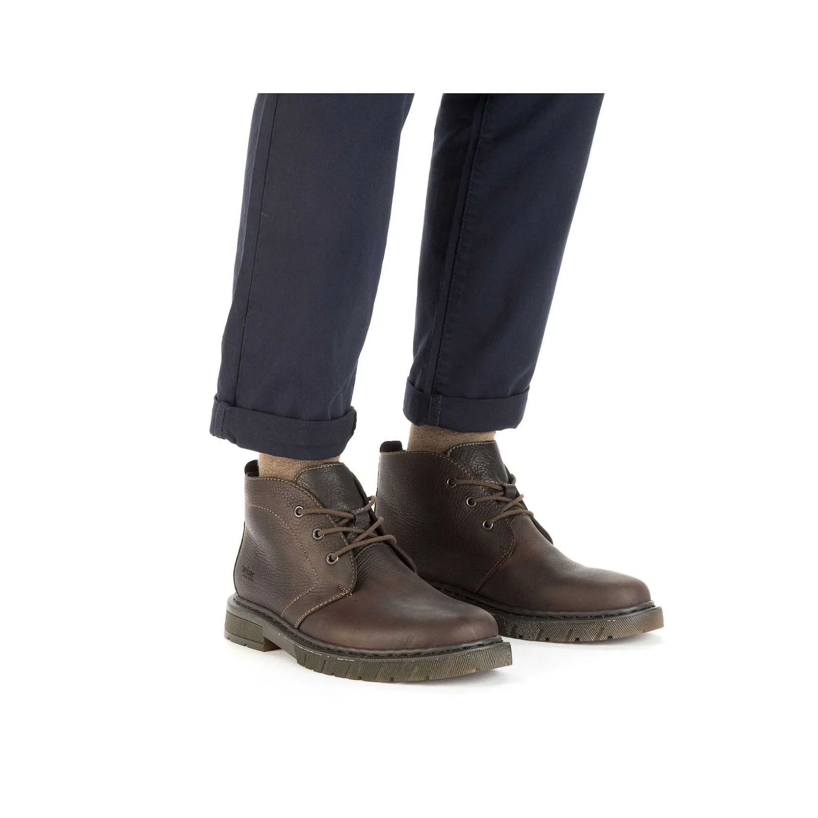 Rieker Boots-Men'S Corded Boots Dark Brown