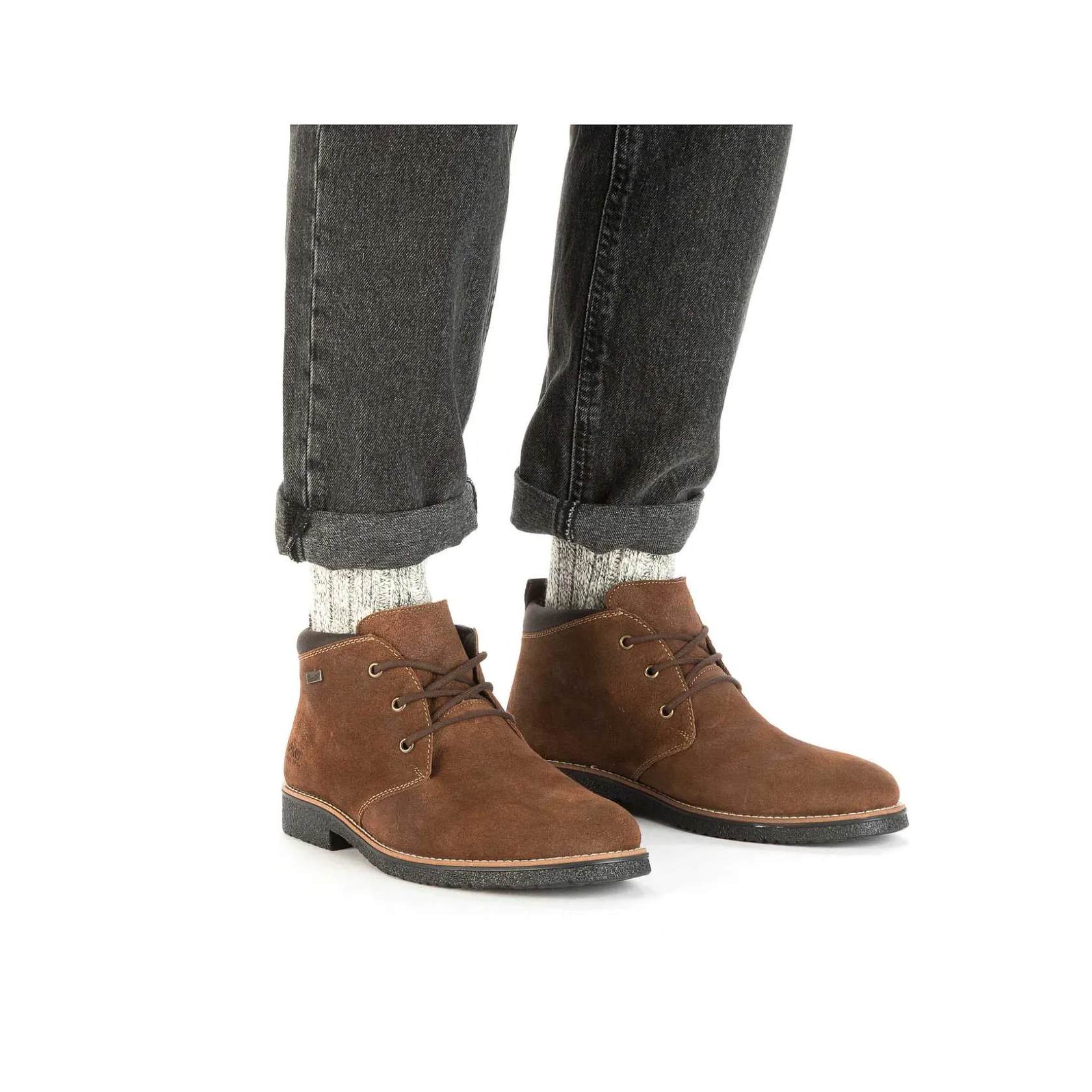 Rieker Boots-Men'S Corded Boots Cinnamon Brown