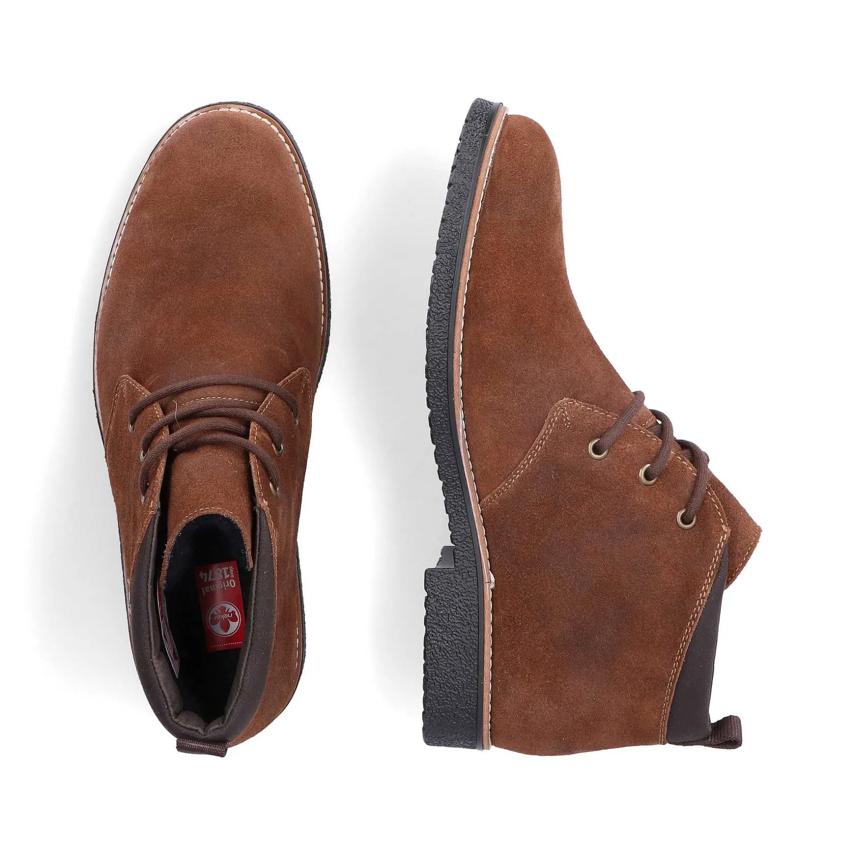 Rieker Boots-Men'S Corded Boots Cinnamon Brown