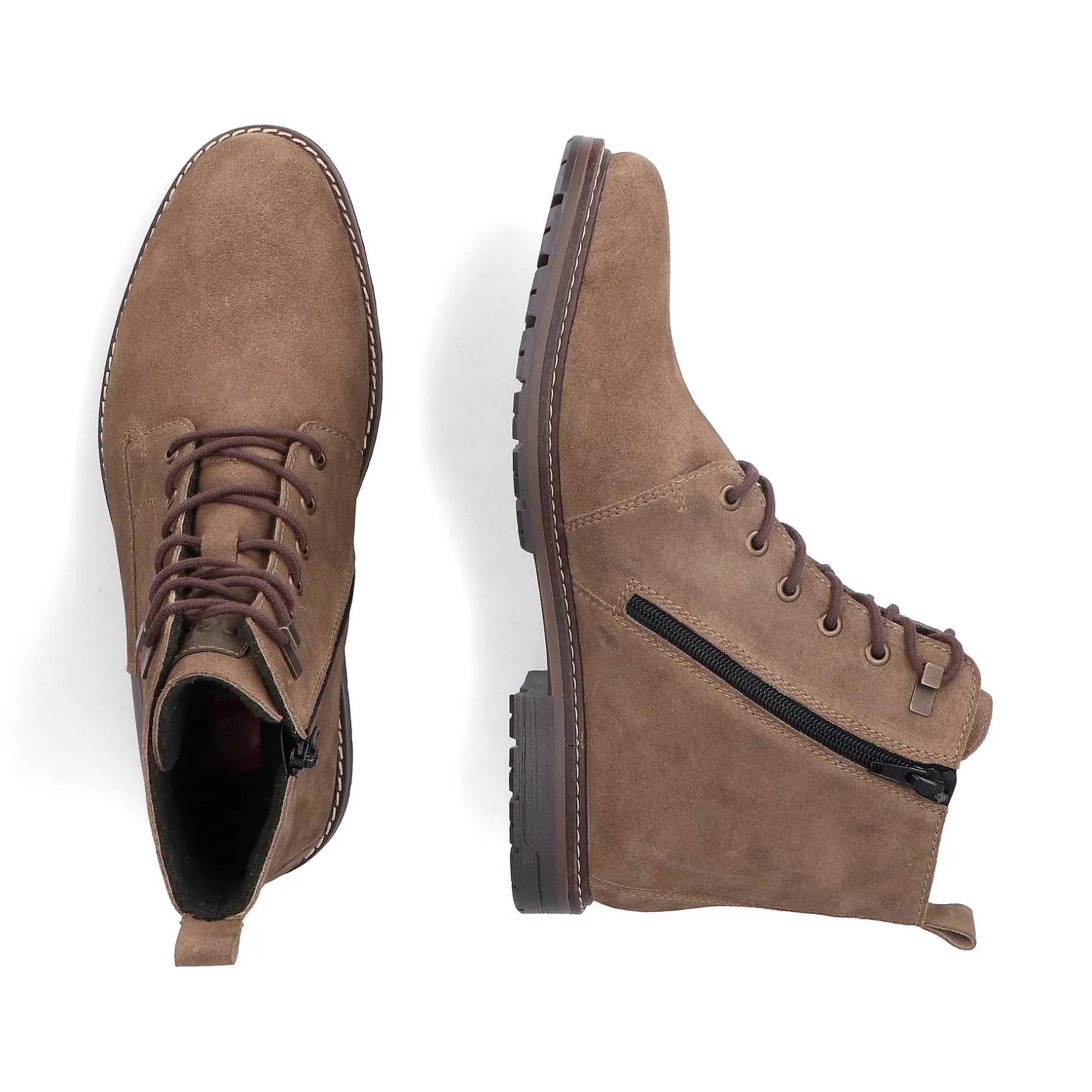 Rieker Boots-Men'S Corded Boots Sand Brown