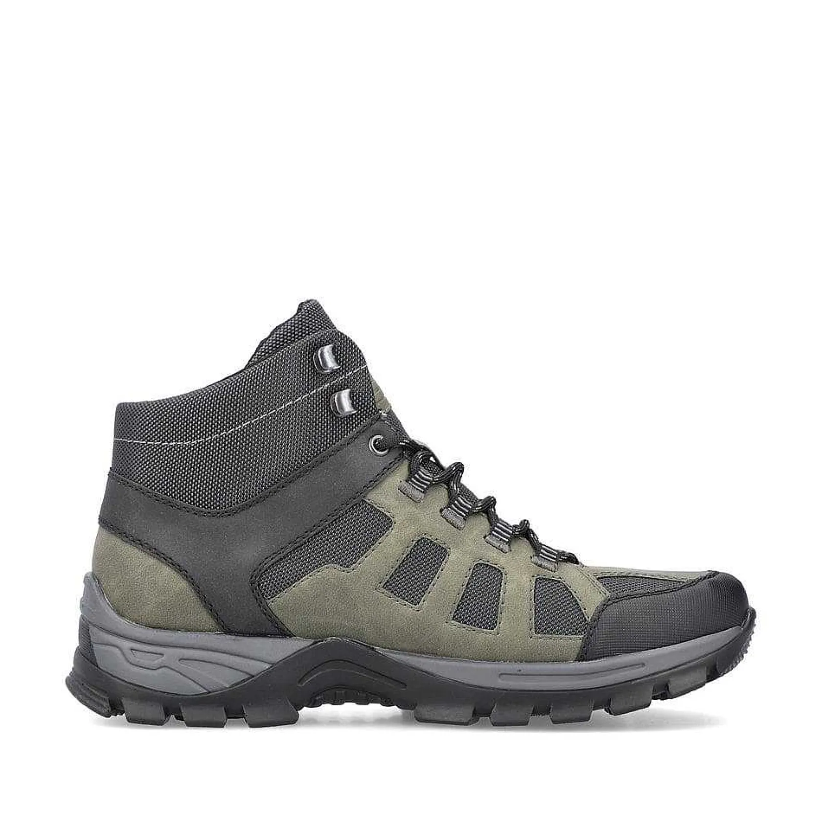 Rieker Boots-Men'S Corded Boots, Khaki Green