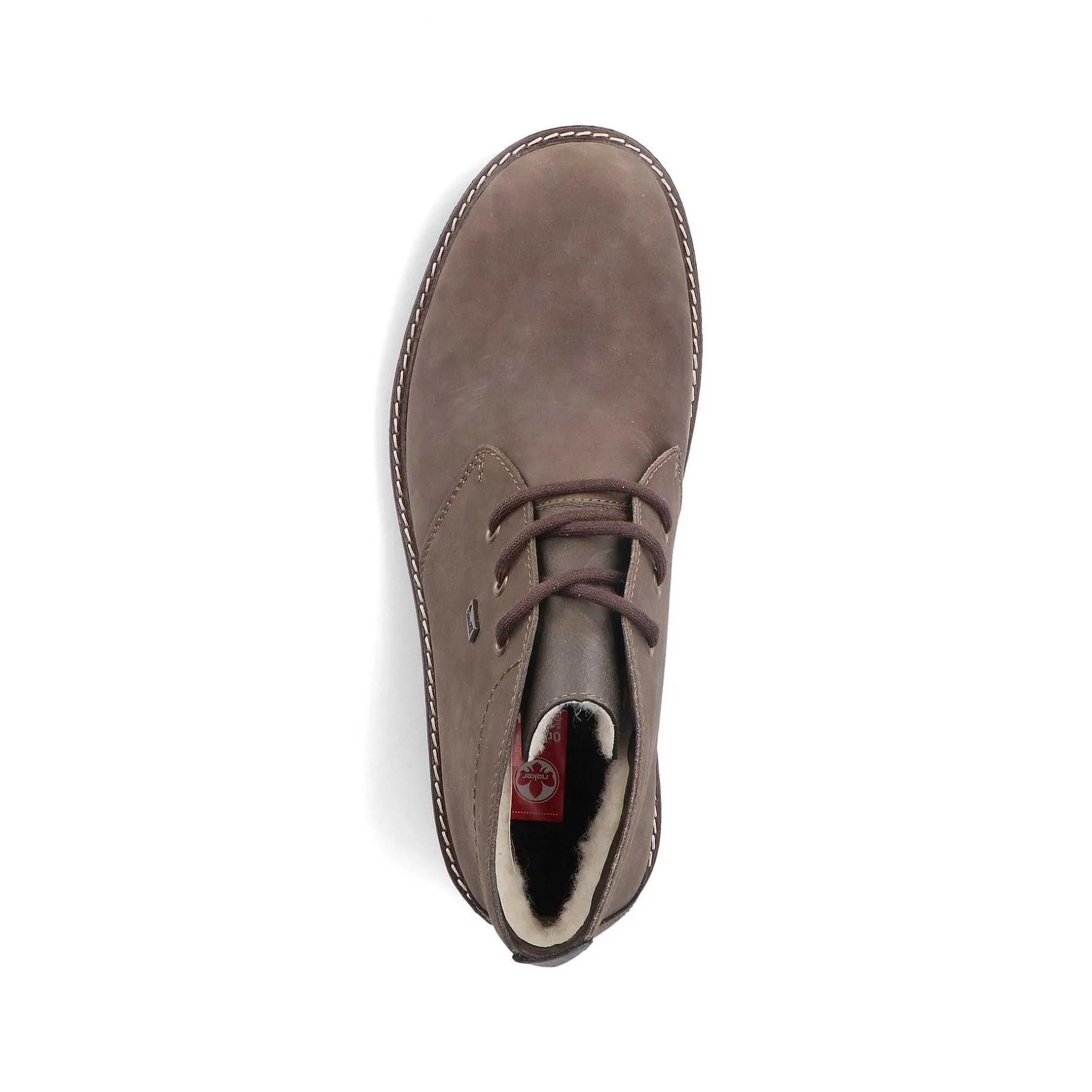 Rieker Boots-Men'S Corded Boots Grey-Brown