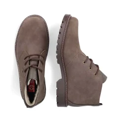 Rieker Boots-Men'S Corded Boots Grey-Brown