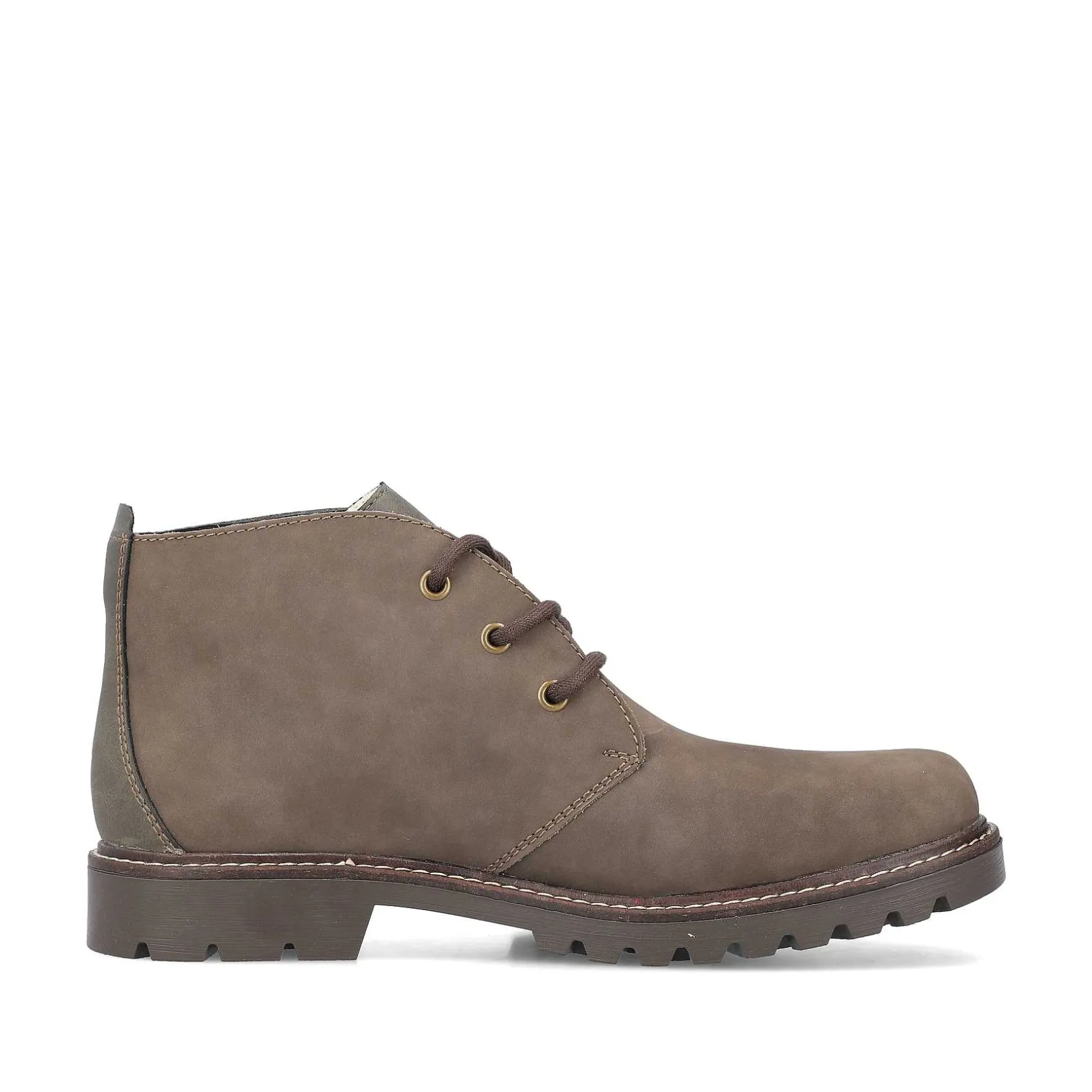 Rieker Boots-Men'S Corded Boots Grey-Brown