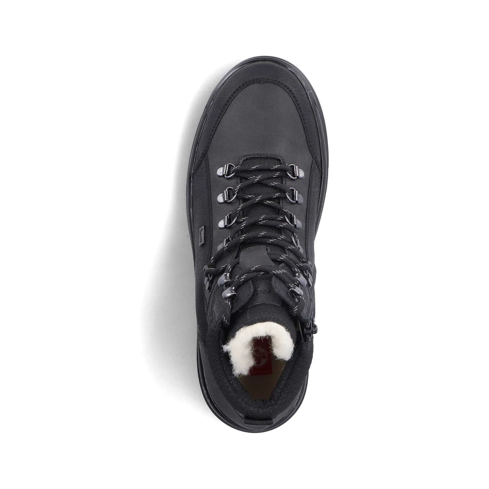 Rieker Boots-Men'S Corded Boots Asphalt Black