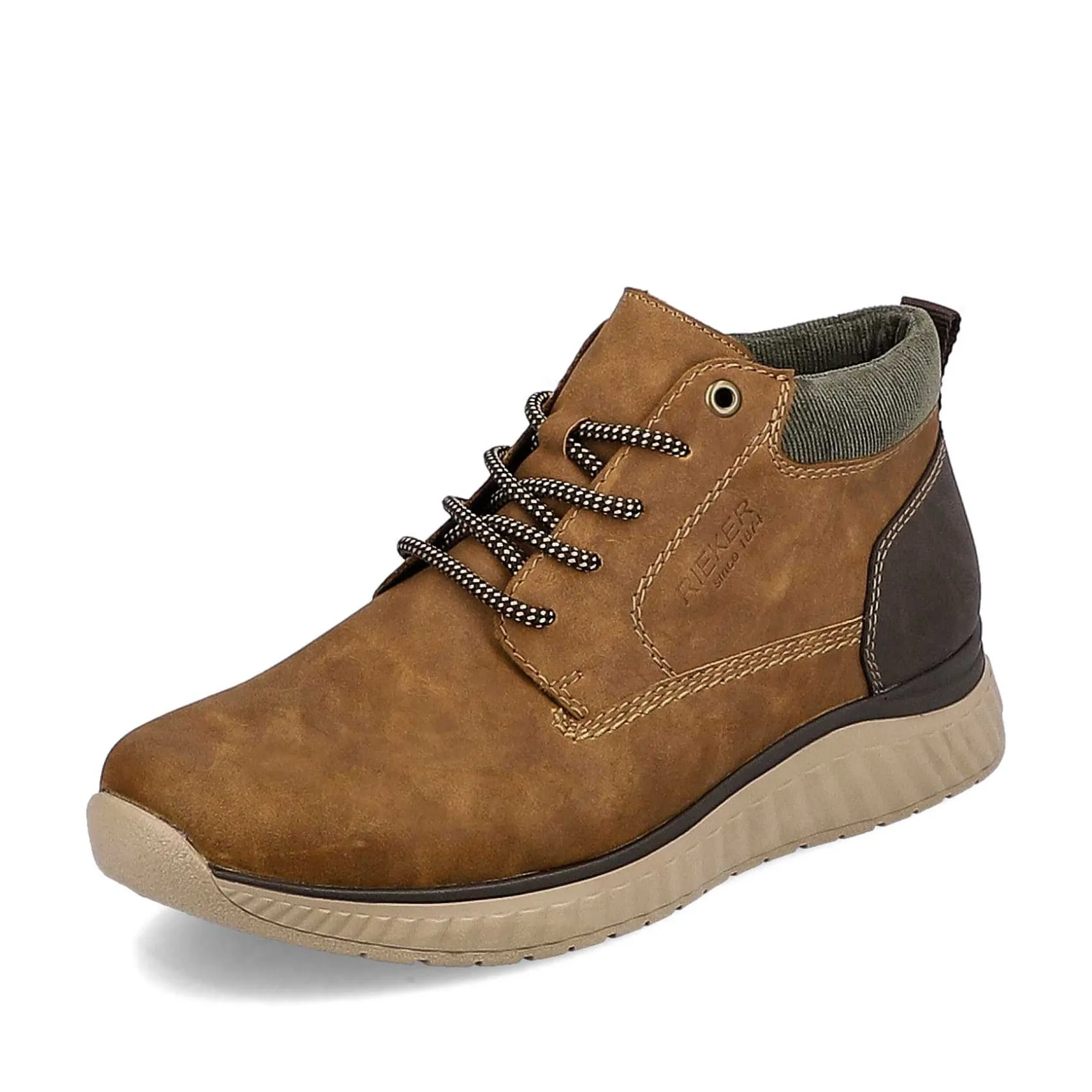 Rieker Boots-Men'S Corded Boots Coffee Brown