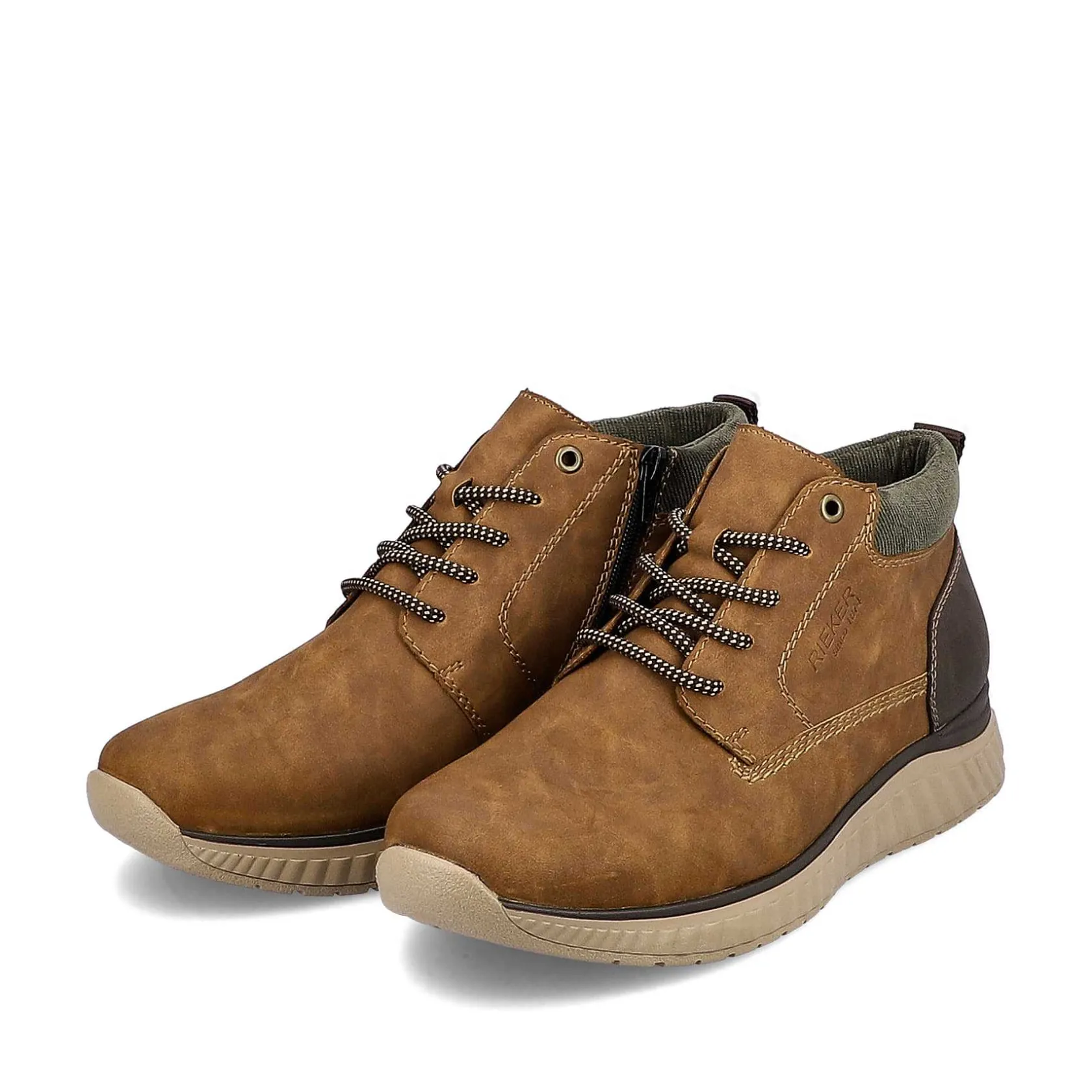 Rieker Boots-Men'S Corded Boots Coffee Brown