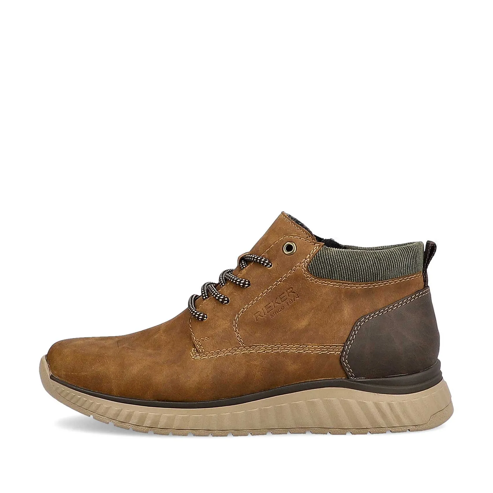 Rieker Boots-Men'S Corded Boots Coffee Brown